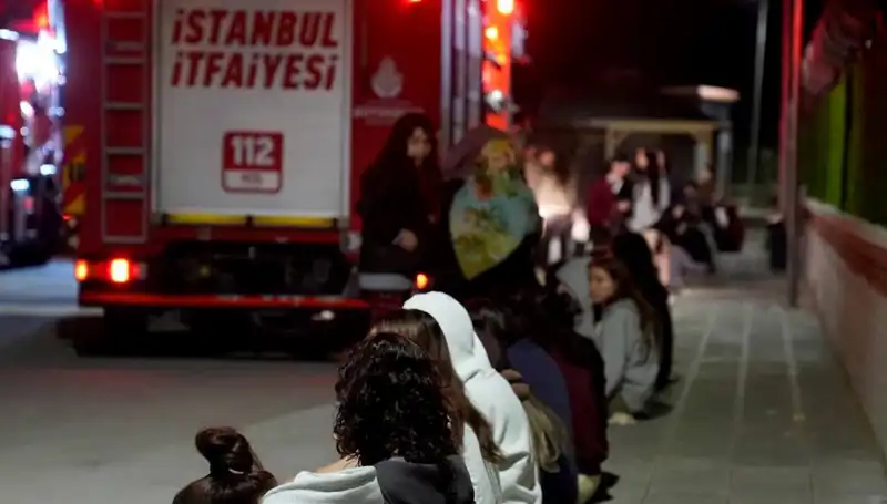 2500 Kişilik Kız Öğrenci Yurduna Alevler Sardı: Yangın Panik Yarattı
