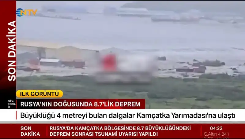 Kamçatka'da İlk Tsunami Dalgaları: Denizin Gücüyle Yüzleşen Kıyılar