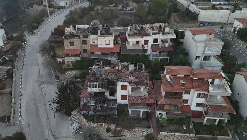 Orman Yangınları Sonrası Yıkım: Evler ve Doğa Tahrip Oldu
